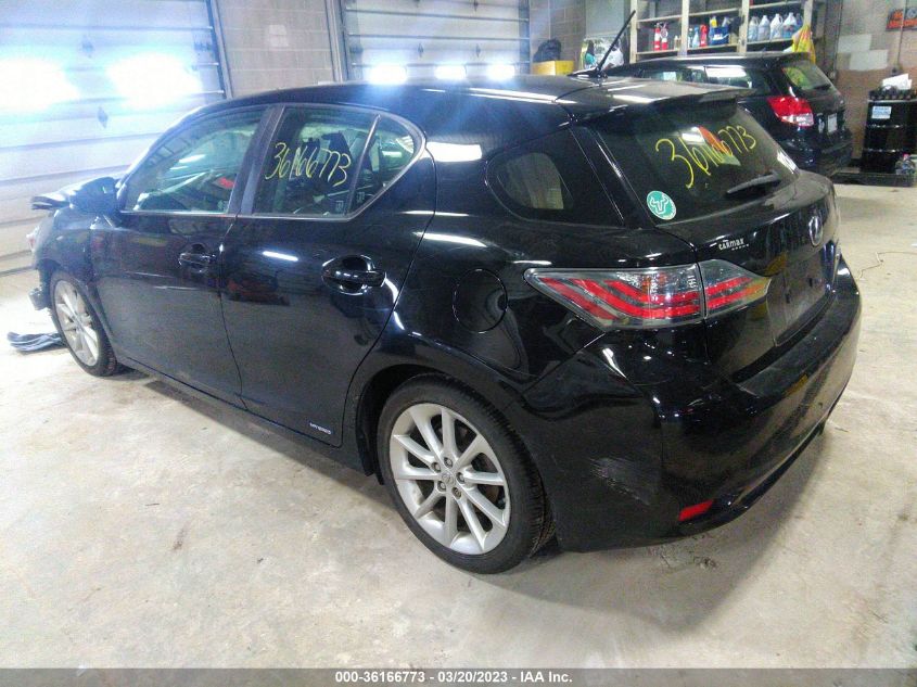 2013 LEXUS CT 200H HYBRID - JTHKD5BHXD2165737