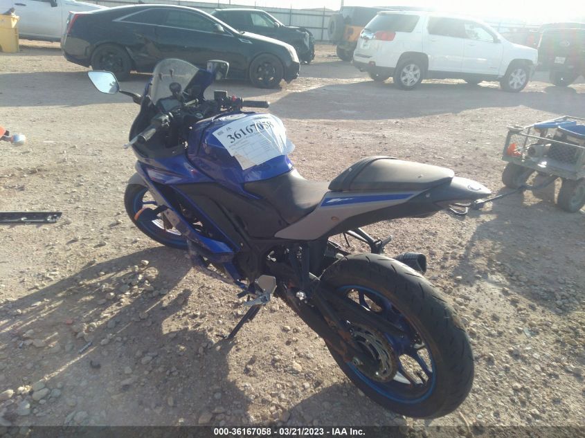 2021 YAMAHA YZFR3 A MH3RH18Y8MK007032