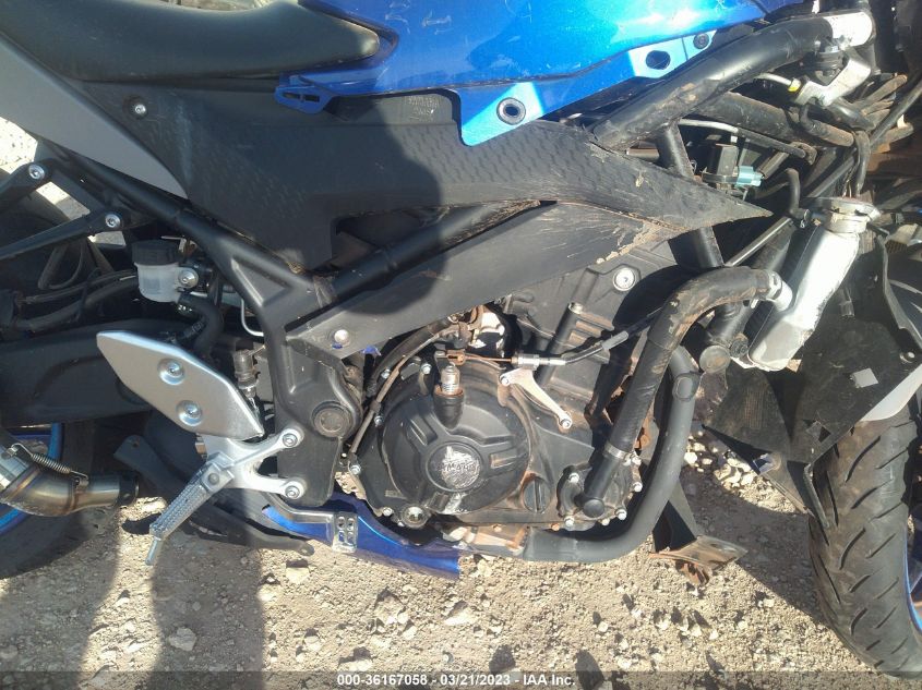 2021 YAMAHA YZFR3 A MH3RH18Y8MK007032