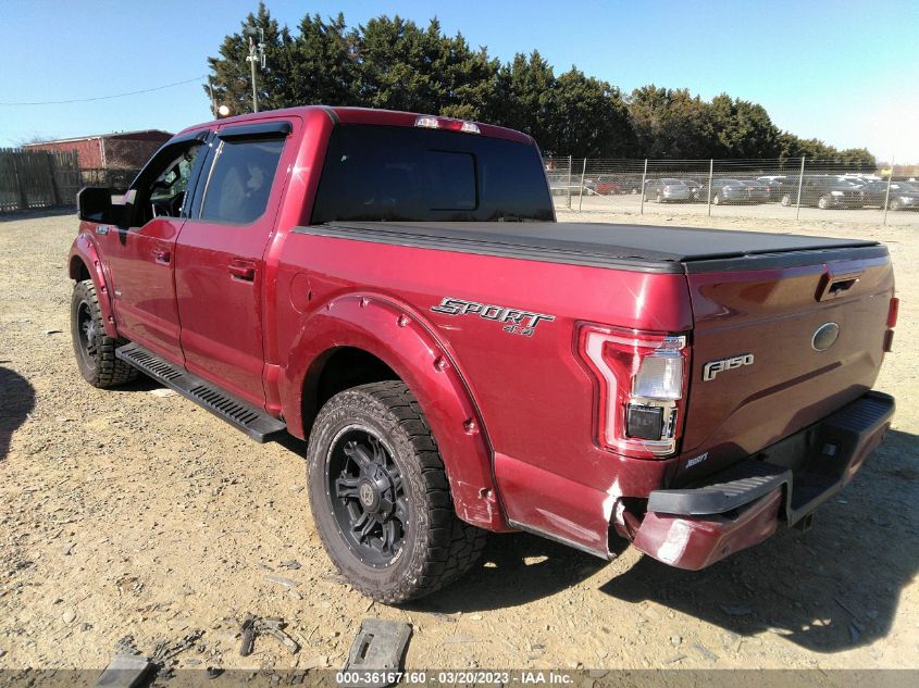 2016 FORD F-150 XLT/XL/LARIAT/PLATINUM - 1FTEW1EG0GFB22252