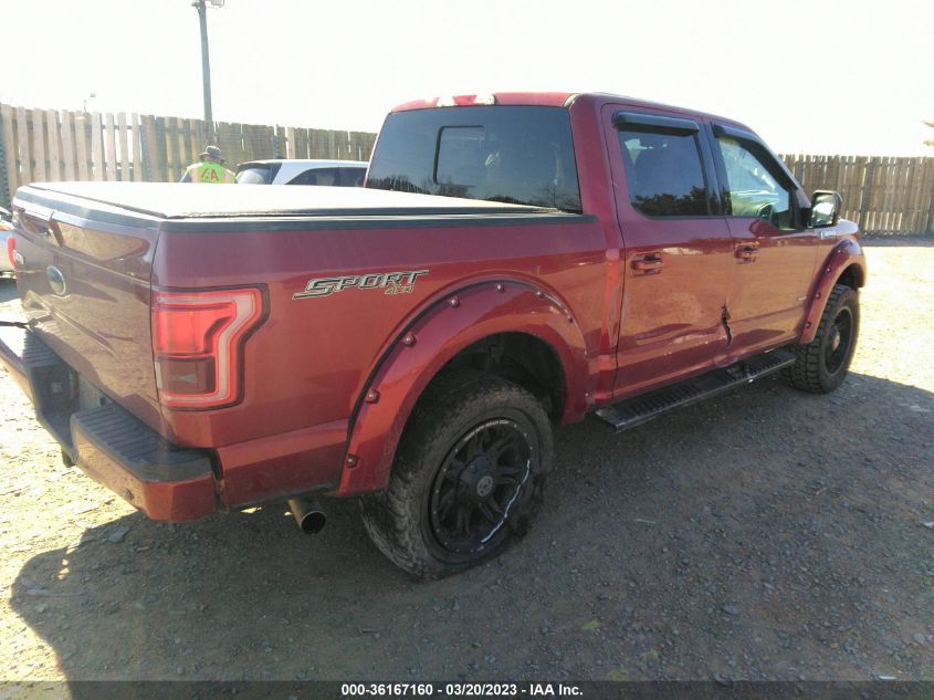 2016 FORD F-150 XLT/XL/LARIAT/PLATINUM - 1FTEW1EG0GFB22252