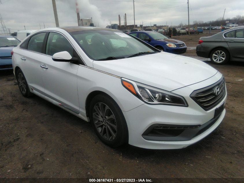 2017 HYUNDAI SONATA SPORT - 5NPE34AF4HH583596