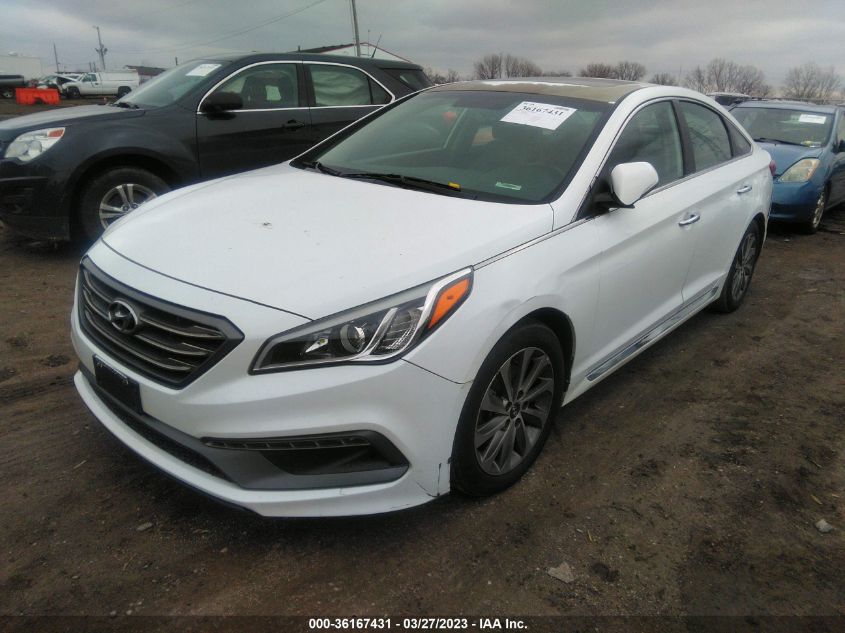 2017 HYUNDAI SONATA SPORT - 5NPE34AF4HH583596