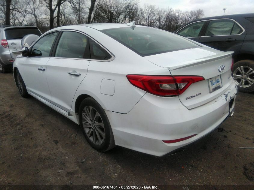 2017 HYUNDAI SONATA SPORT - 5NPE34AF4HH583596