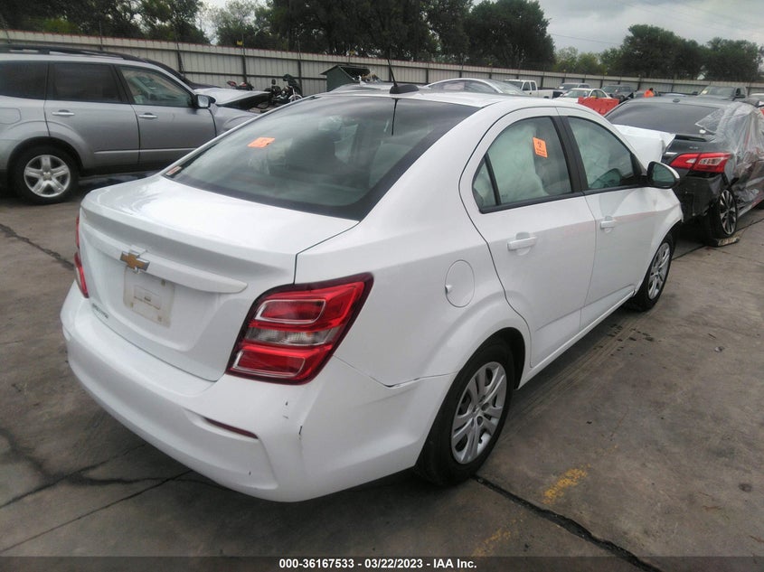 VIN 1G1JB5SH4H4157039 2017 CHEVROLET SONIC LS