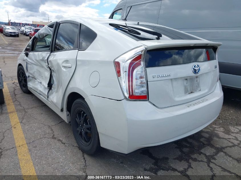 2014 TOYOTA PRIUS FOUR/FIVE/THREE/ONE/TWO - JTDKN3DU6E1762632