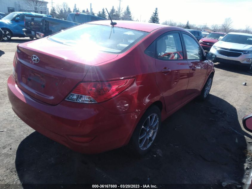 2014 HYUNDAI ACCENT GLS - KMHCU4AEXEU753341