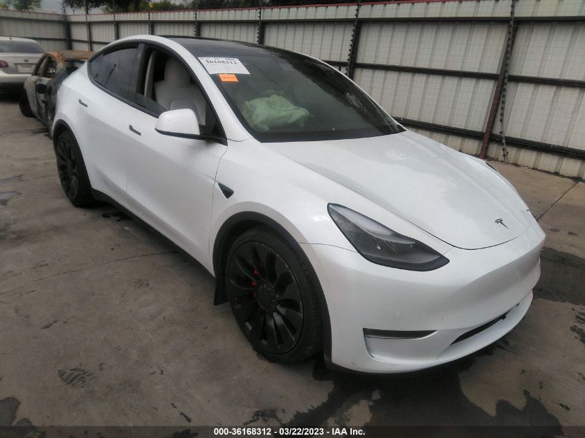 2022 TESLA MODEL Y PERFORMANCE - 7SAYGDEF7NF441753