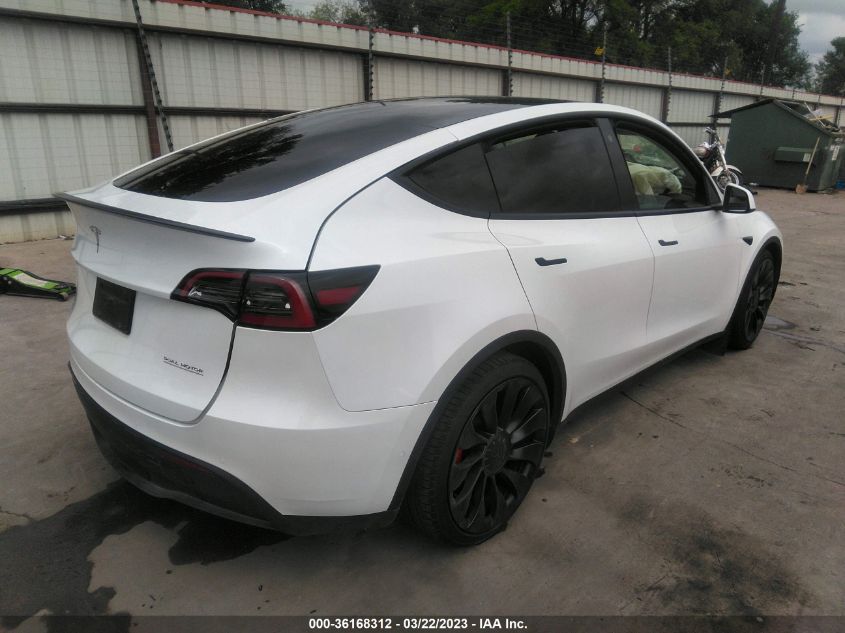 2022 TESLA MODEL Y PERFORMANCE - 7SAYGDEF7NF441753