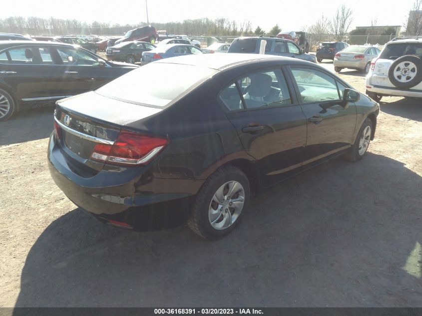 2014 HONDA CIVIC SEDAN LX - 19XFB2F53EE222694