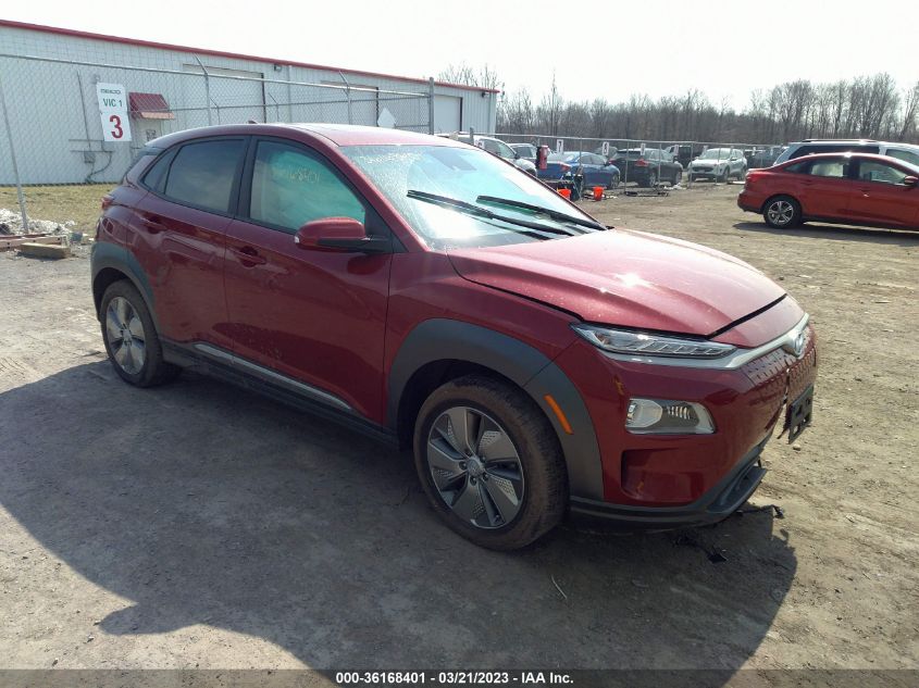 2021 HYUNDAI KONA EV LIMITED - KM8K33AG1MU122888