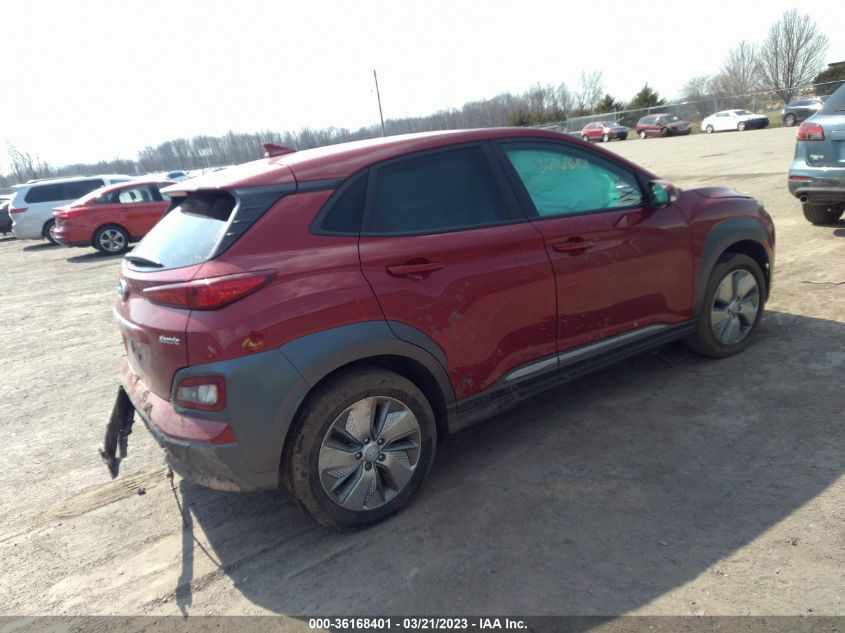 2021 HYUNDAI KONA EV LIMITED KM8K33AG1MU122888