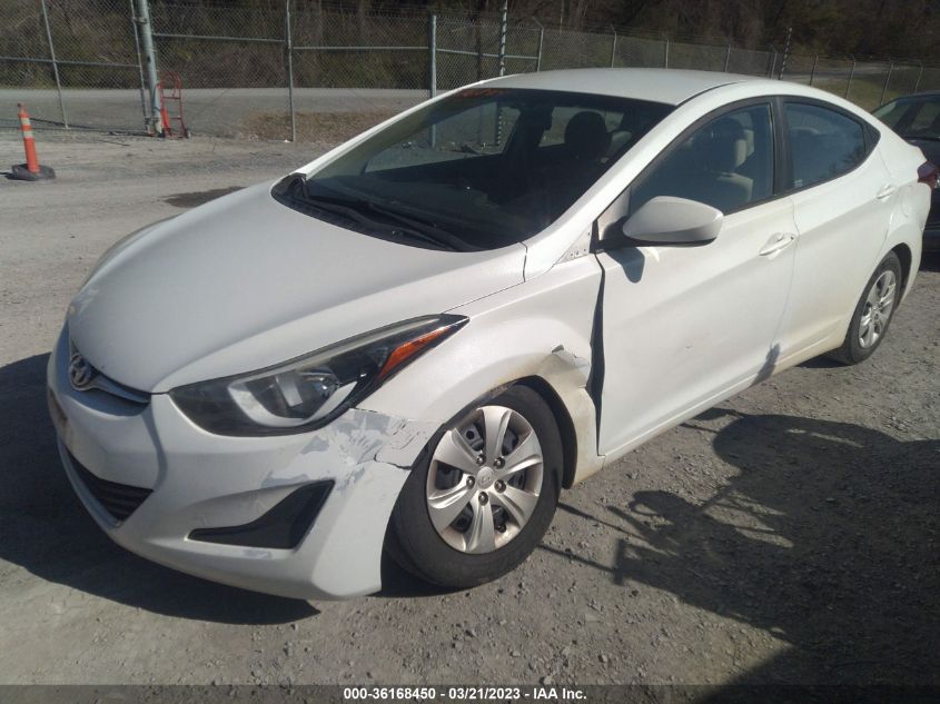 2016 HYUNDAI ELANTRA SE - 5NPDH4AE2GH759113