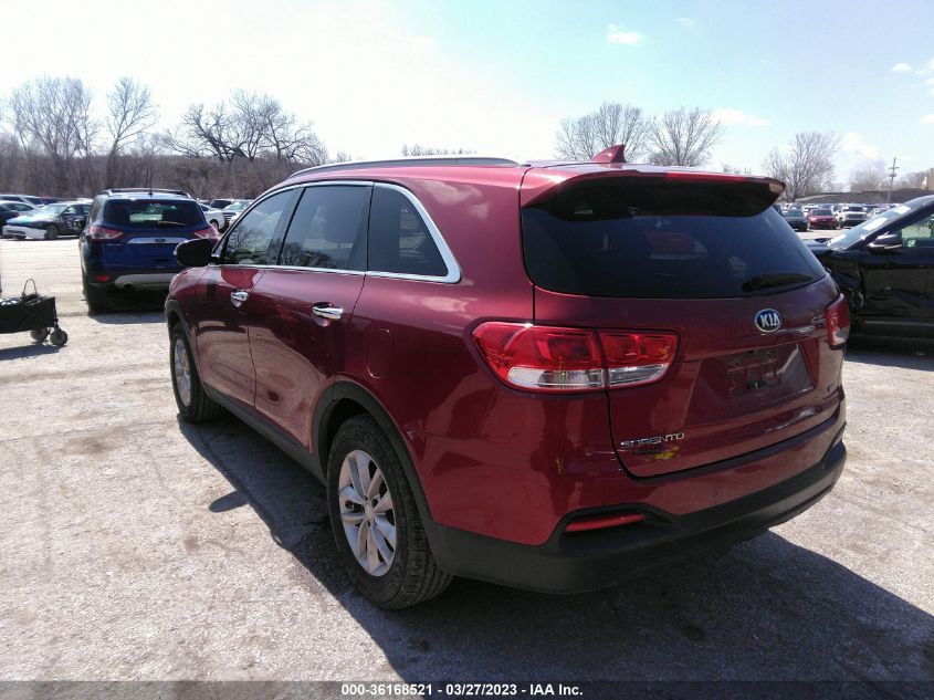 2016 KIA SORENTO LX - 5XYPG4A36GG097249