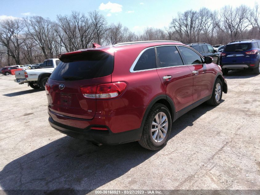 2016 KIA SORENTO LX - 5XYPG4A36GG097249