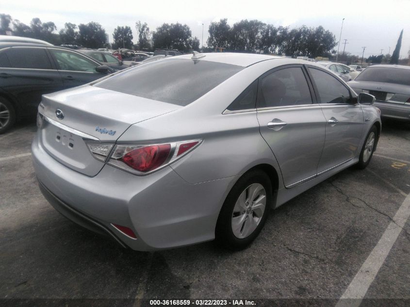 2013 HYUNDAI SONATA HYBRID - KMHEC4A47DA099398