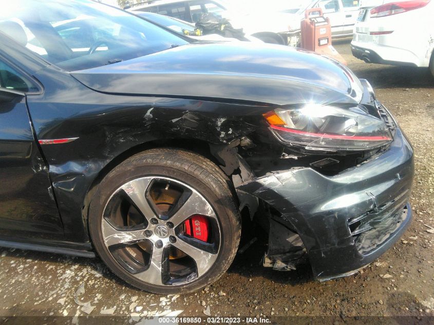 2016 VOLKSWAGEN GOLF GTI SE W/PERFORMANCE PKG - 3VW547AU8GM036947