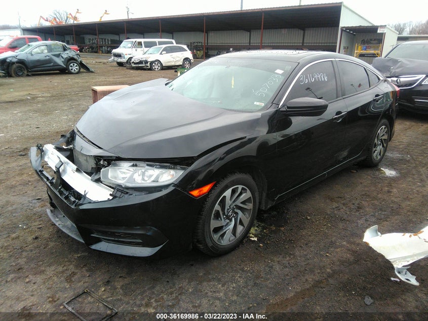 VIN 2HGFC2F76JH507033 2018 HONDA CIVIC SEDAN EX