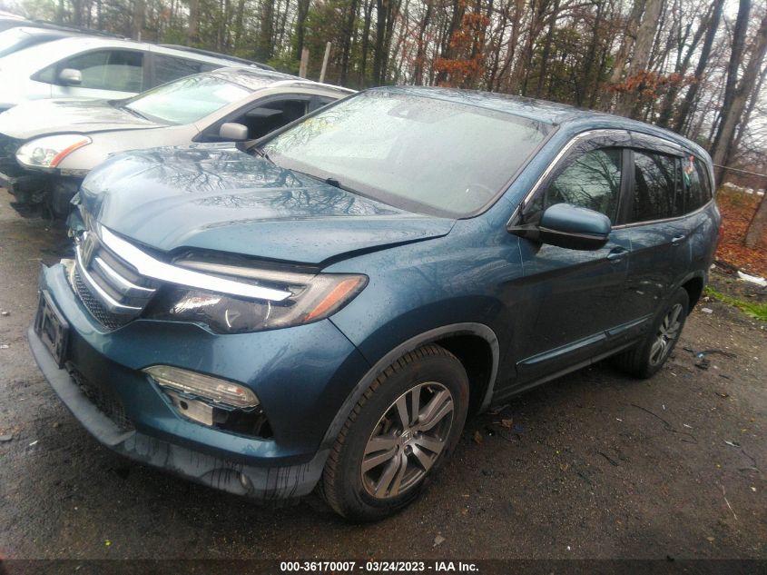 2017 HONDA PILOT EX-L - 5FNYF5H61HB003218