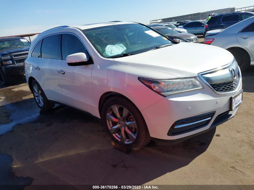 2014 ACURA MDX ADVANCE/ENTERTAINMENT PKG - 5FRYD3H80EB012949