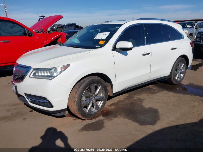 2014 ACURA MDX ADVANCE/ENTERTAINMENT PKG - 5FRYD3H80EB012949