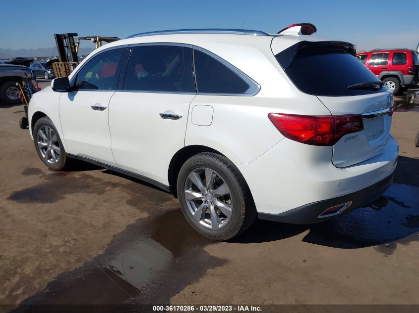 2014 ACURA MDX ADVANCE/ENTERTAINMENT PKG - 5FRYD3H80EB012949