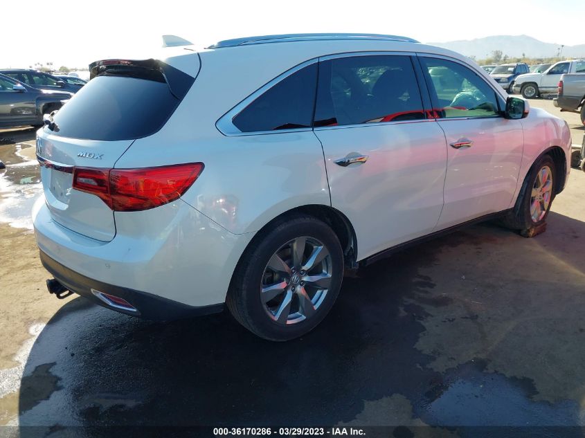 2014 ACURA MDX ADVANCE/ENTERTAINMENT PKG - 5FRYD3H80EB012949