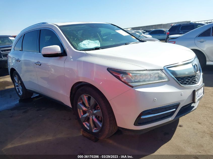 2014 ACURA MDX ADVANCE/ENTERTAINMENT PKG - 5FRYD3H80EB012949