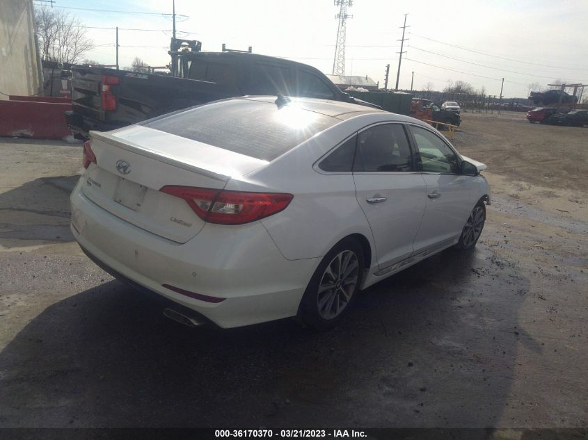 2016 HYUNDAI SONATA 2.4L LIMITED - 5NPE34AF8GH309350