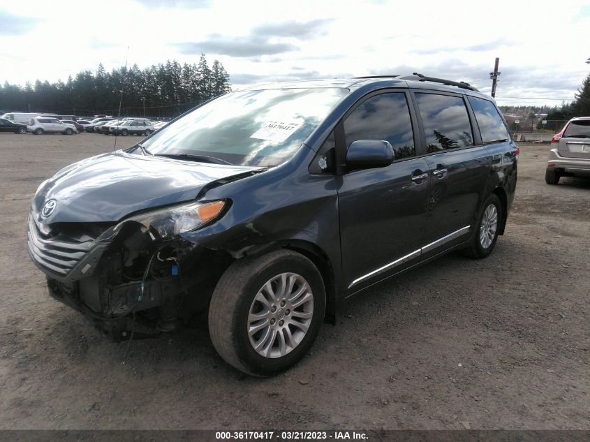 2014 TOYOTA SIENNA XLE/XLE AAS/LTD - 5TDYK3DC0ES432529