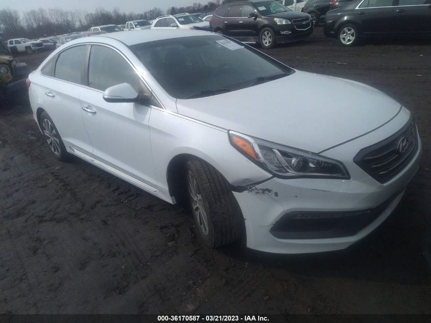 2016 HYUNDAI SONATA 2.4L SPORT - 5NPE34AF0GH356372