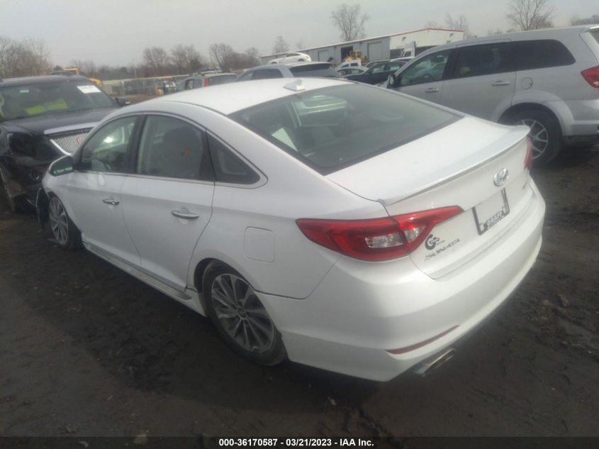 2016 HYUNDAI SONATA 2.4L SPORT - 5NPE34AF0GH356372