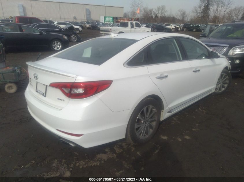 2016 HYUNDAI SONATA 2.4L SPORT - 5NPE34AF0GH356372