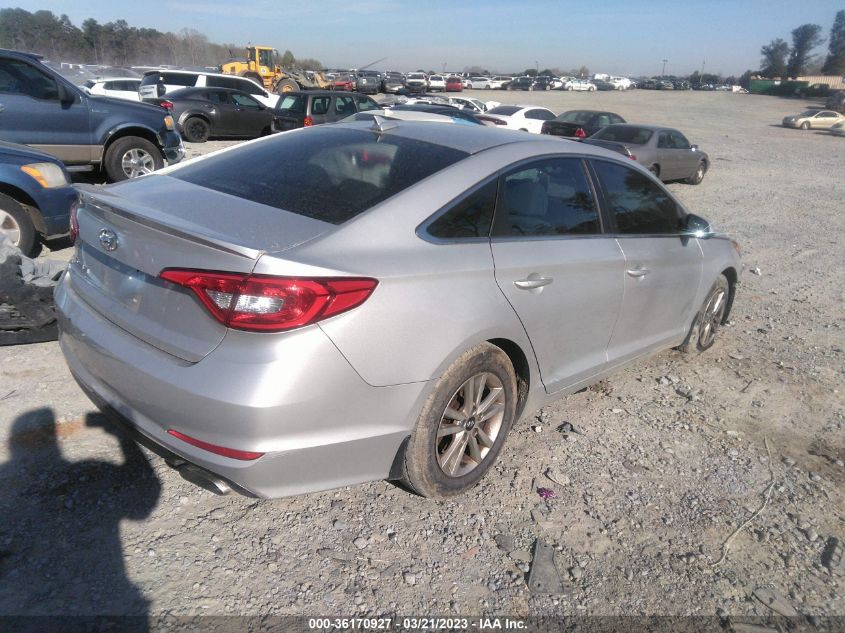 2015 HYUNDAI SONATA 2.4L SE - 5NPE24AF0FH187164