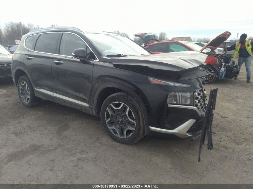 2021 HYUNDAI SANTA FE HYBRID SEL PREMIUM - KM8S3DA16MU006796