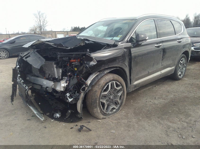 VIN KM8S3DA16MU006796 2021 HYUNDAI SANTA FE HYBRID SEL PREMIUM