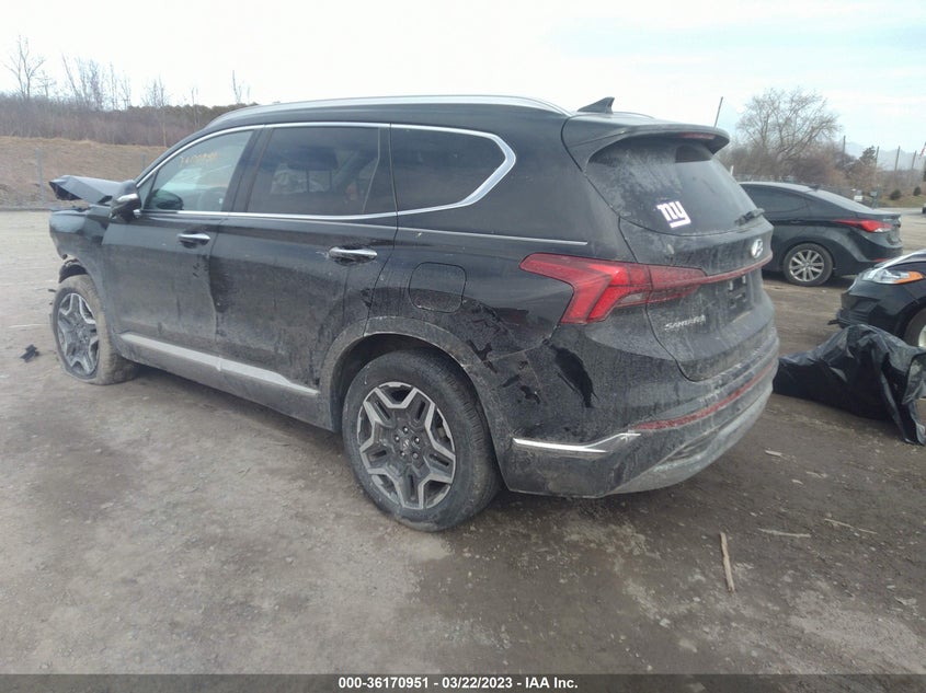 VIN KM8S3DA16MU006796 2021 HYUNDAI SANTA FE HYBRID SEL PREMIUM