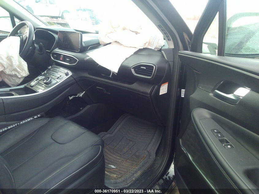 VIN KM8S3DA16MU006796 2021 HYUNDAI SANTA FE HYBRID SEL PREMIUM