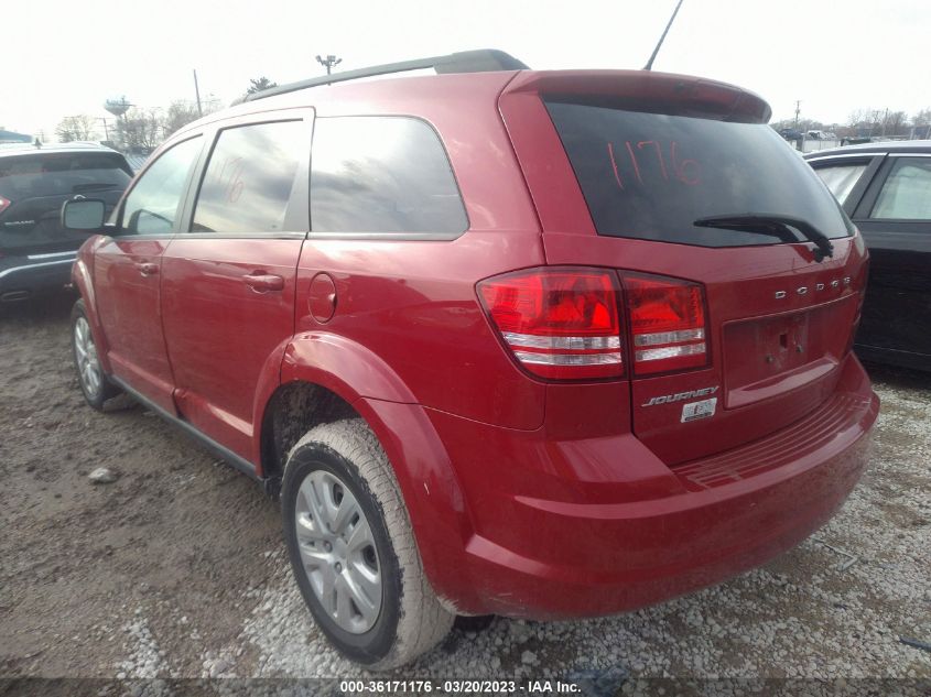 VIN 3C4PDCAB6JT169917 2018 DODGE JOURNEY no.3