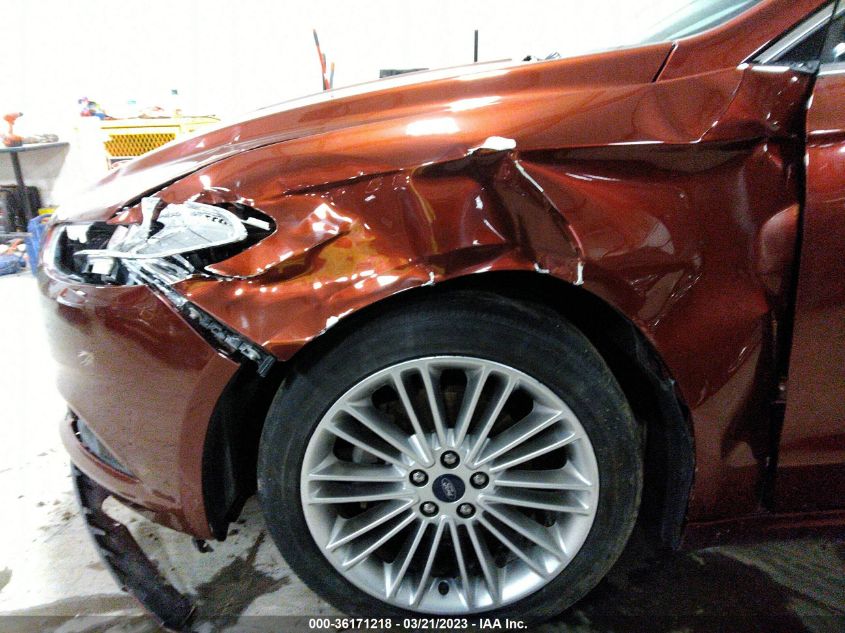 2016 FORD FUSION SE - 3FA6P0T94GR299430