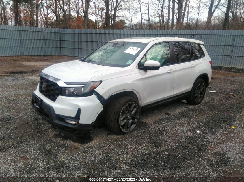 2022 HONDA PASSPORT EX-L - 5FNYF8H52NB027676