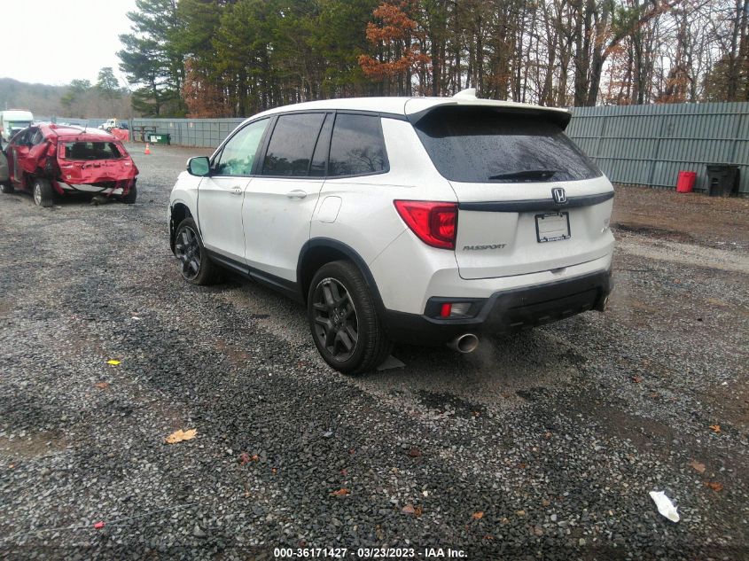 2022 HONDA PASSPORT EX-L - 5FNYF8H52NB027676