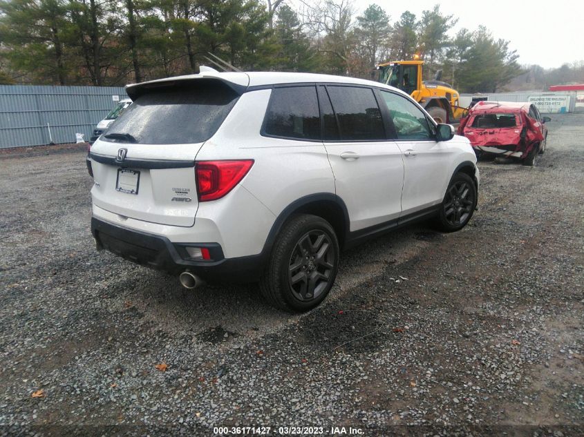 2022 HONDA PASSPORT EX-L - 5FNYF8H52NB027676