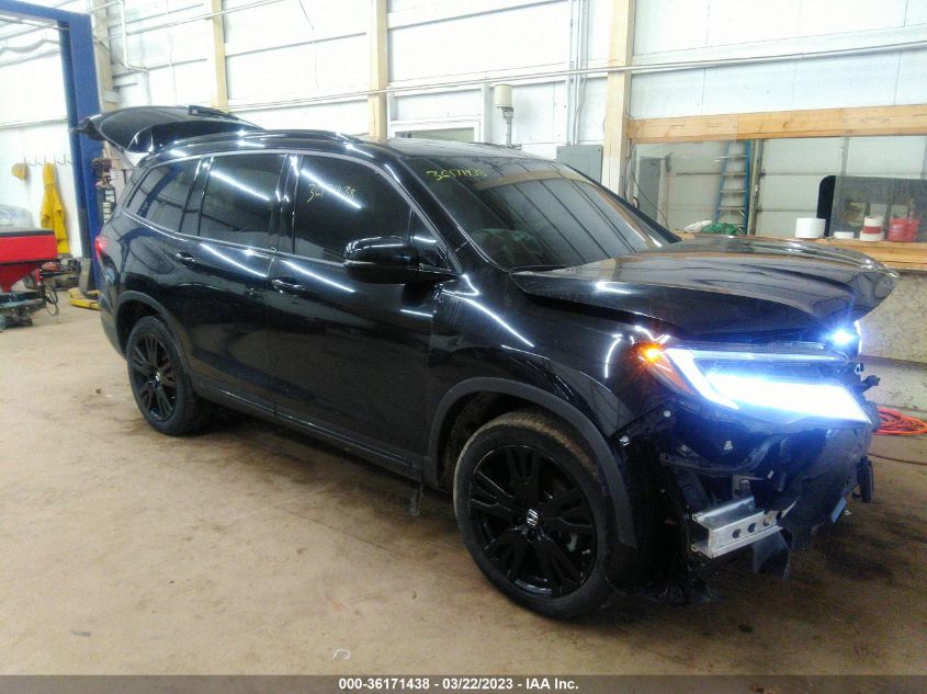 5FNYF6H75MB007555 HONDA PILOT BLACK EDITION 2021