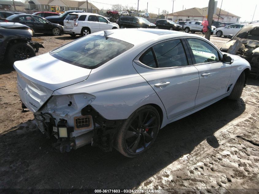 2022 GENESIS G70 3.3T KMTG54TE7NU083121