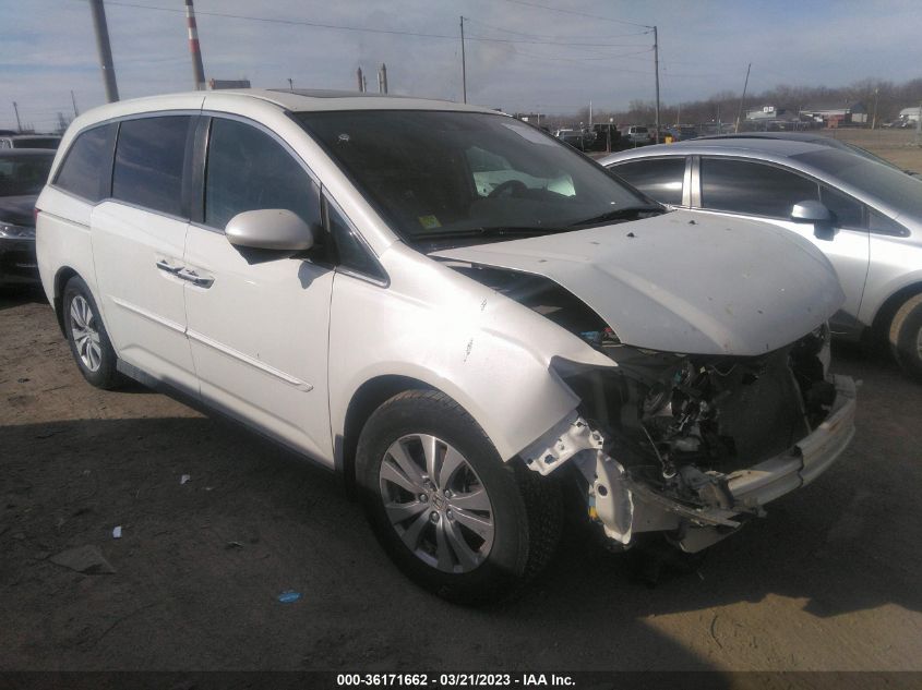 2014 HONDA ODYSSEY EX-L - 5FNRL5H67EB129026