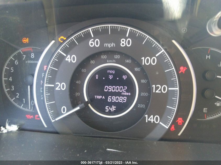 2013 HONDA CR-V EX-L - 5J6RM4H71DL011334