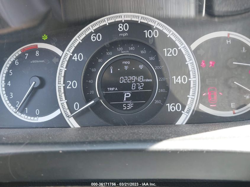 2015 HONDA ACCORD SEDAN EX-L - 1HGCR2F89FA087686