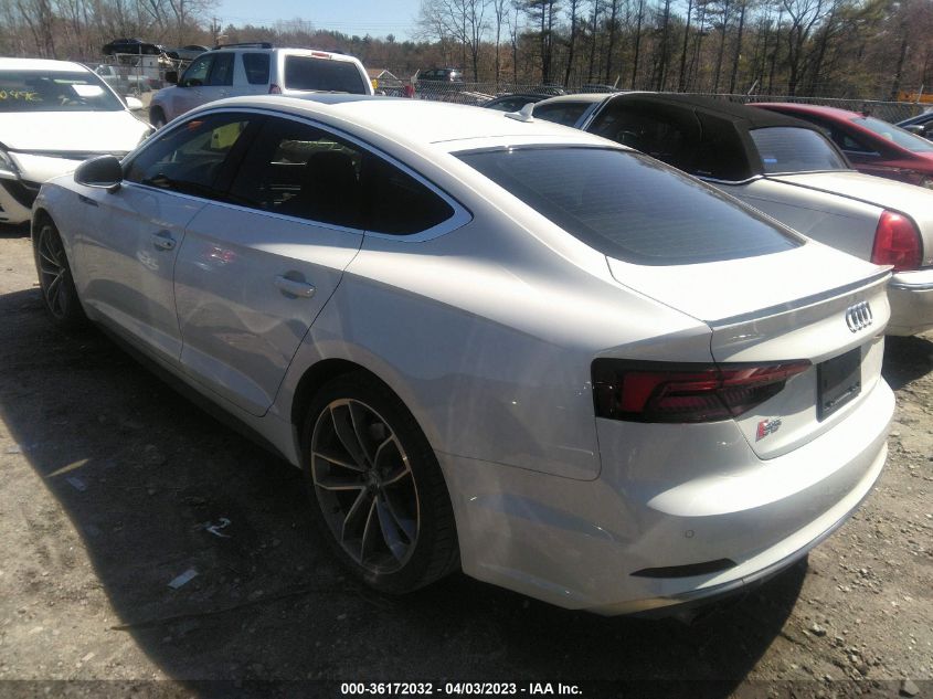 2018 AUDI S5 SPORTBACK PREMIUM PLUS WAUB4CF58JA025271