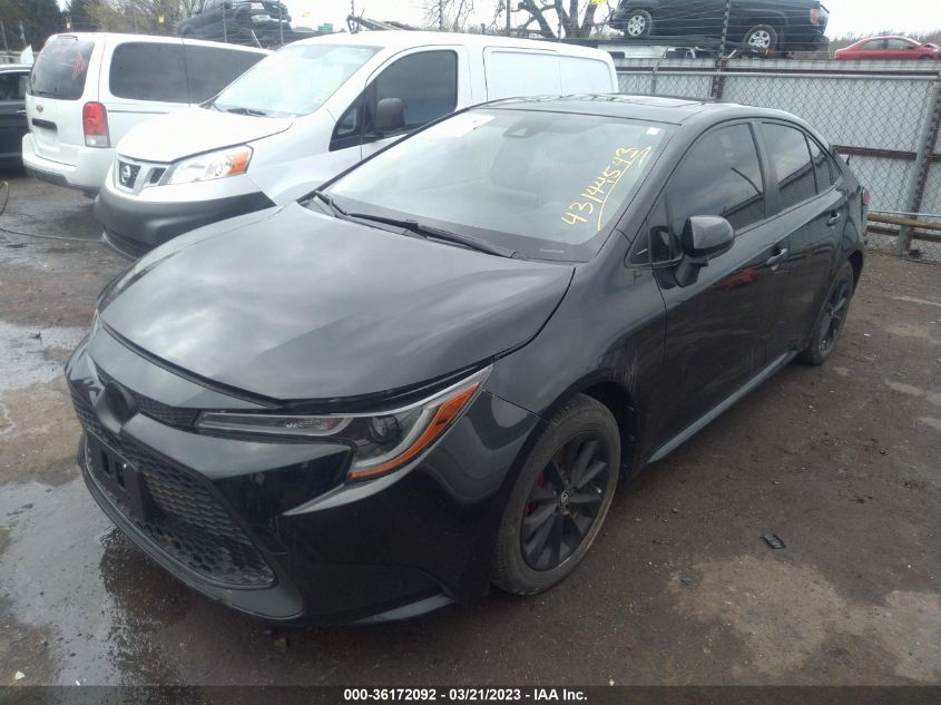 2020 TOYOTA COROLLA LE - JTDHPRAE0LJ049386